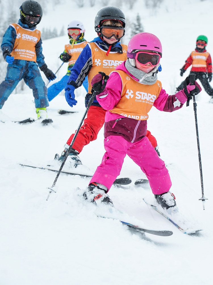 Cours de ski collectifs enfants au Grand Bornand