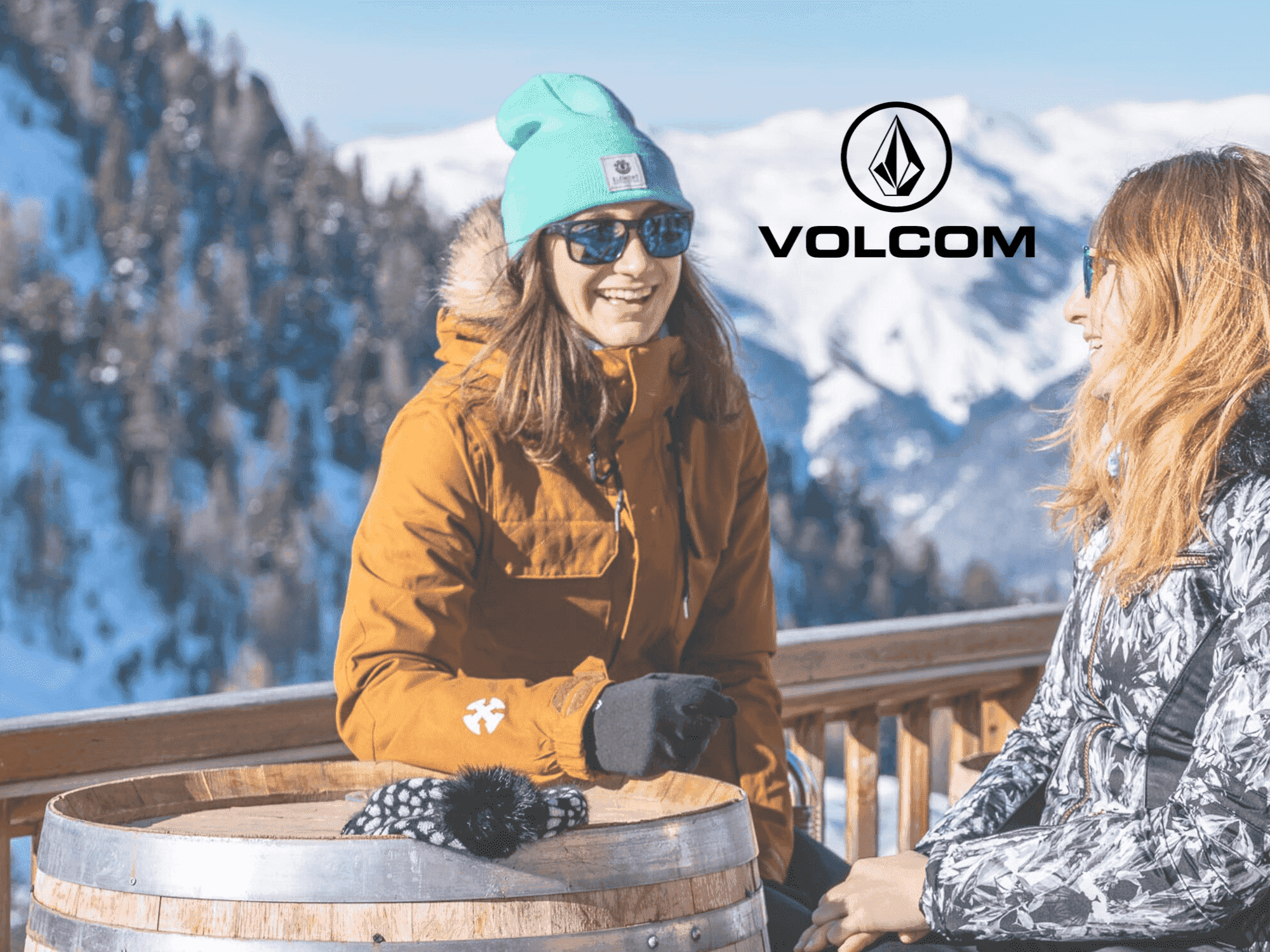 rent volcom ski snowboard clothes with oxygene ski school