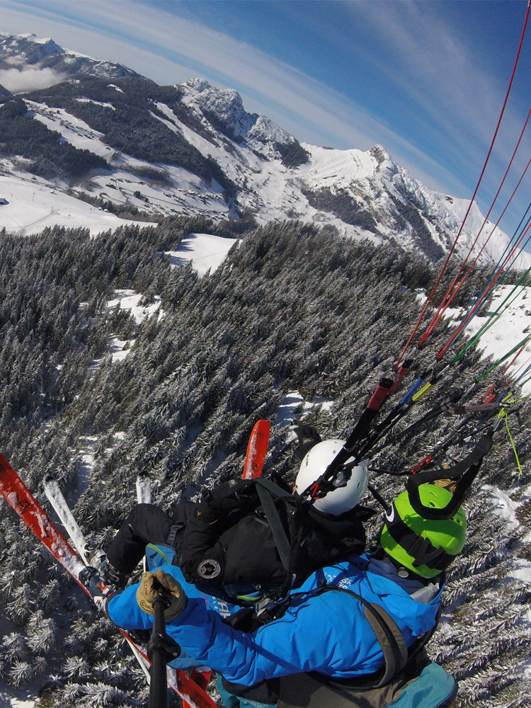 Book a tandem paragliding flight and fly like a bird.