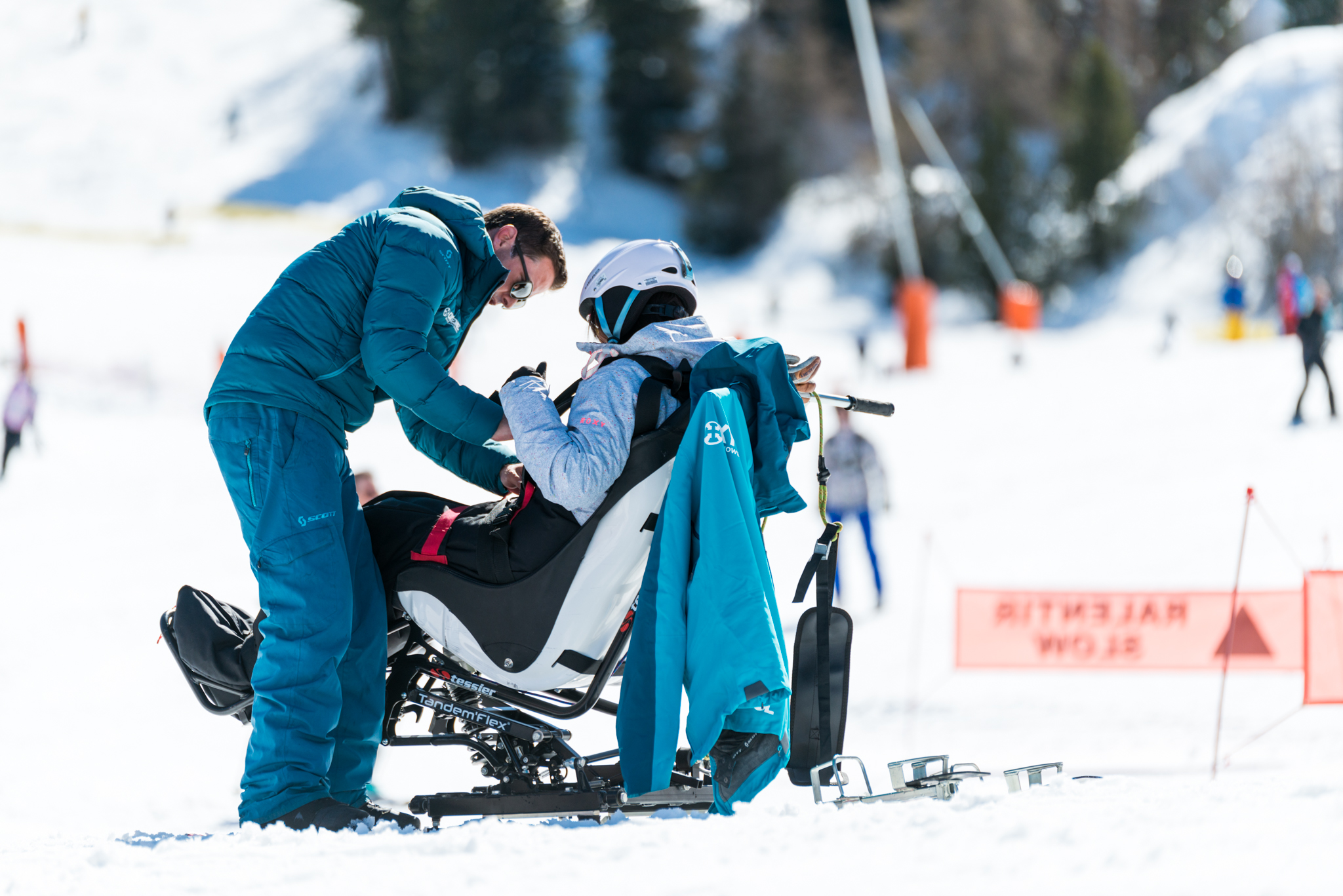 Tandem ski avec Starski