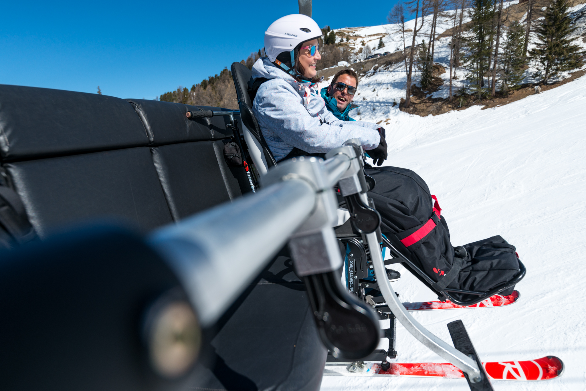 Tandem ski au Grand Bornand